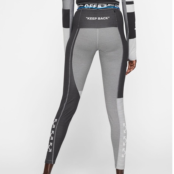 white nike leggings